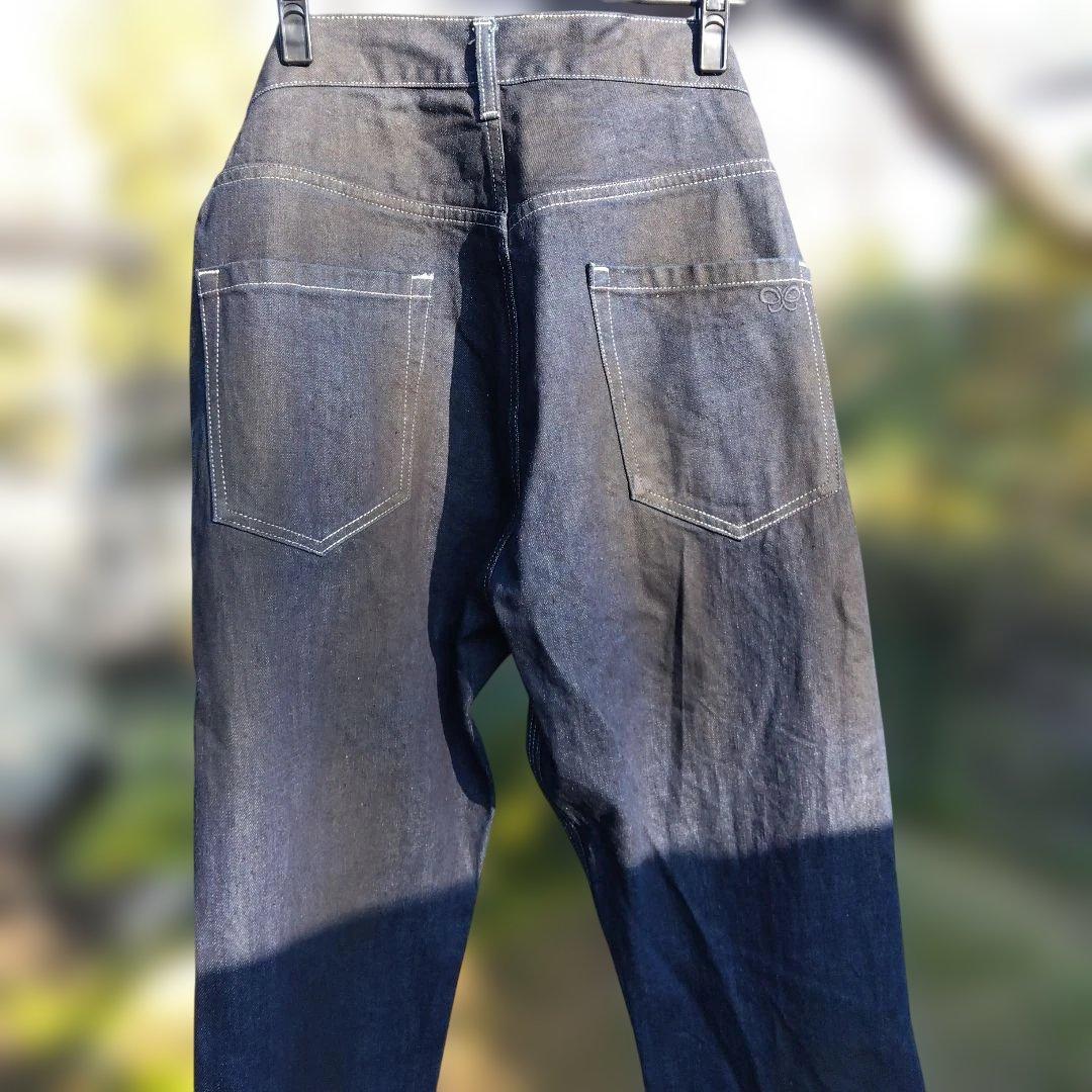 BOTTEGAVENETAダークブルー ストレートデニム BOTTEGAVENETAダークブルー ストレートデニム