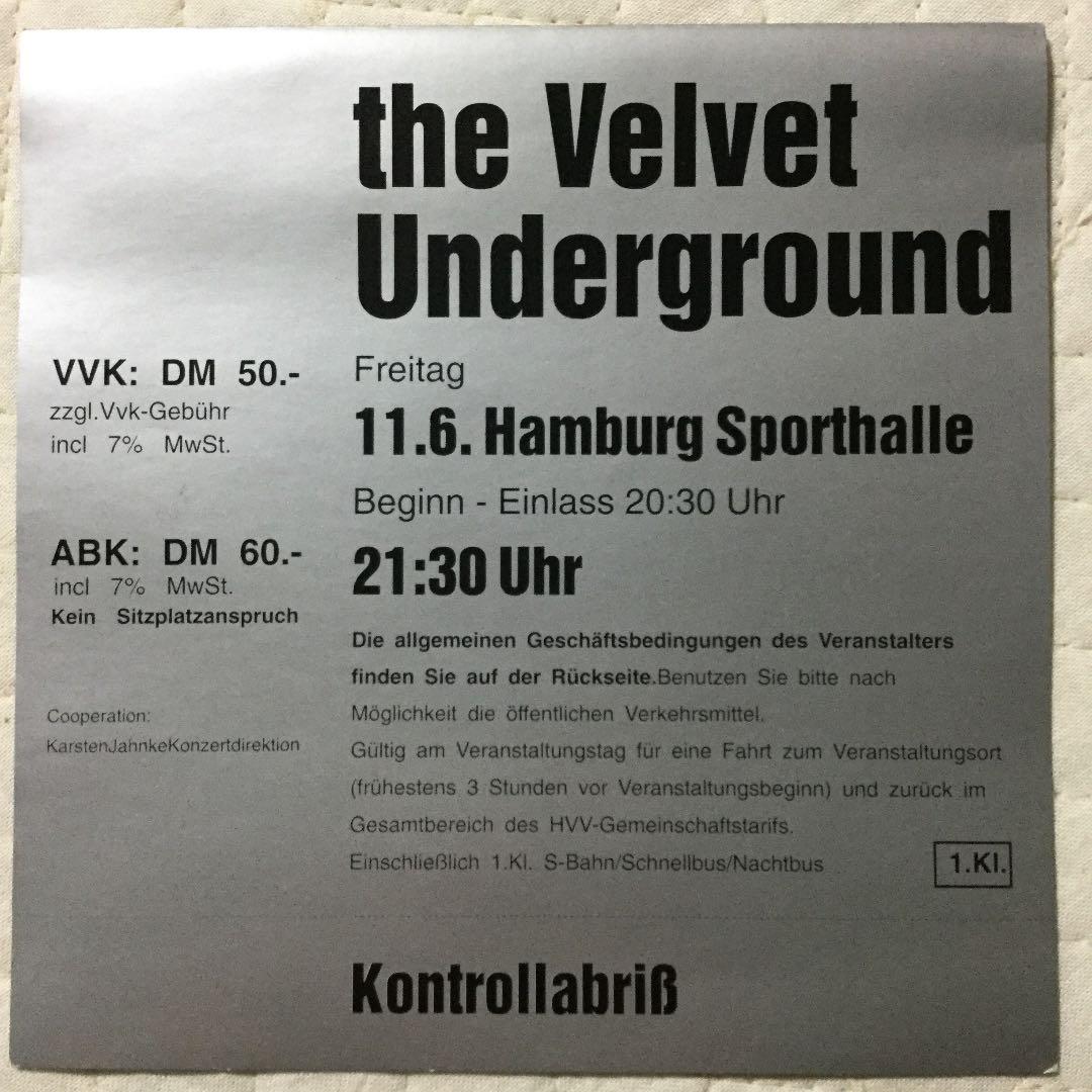 ゆうゆうメ┉ ヴェルヴェット Underground Music 1993 AKwS3-m22515007493 アンダーグラウンド ↉ゆうゆうメ