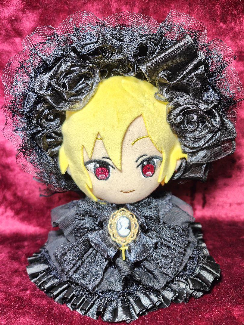 ぬい服 あんスタ ツイステ 黒のボンネット ドレスセット♡515