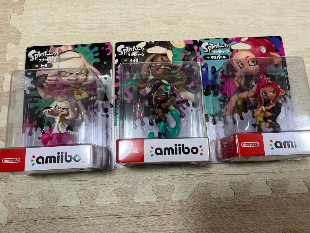 スプラトゥーン amiibo トリプルセット タコ タコガール
