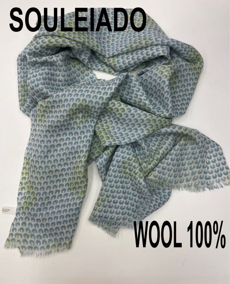 SOLEIADOソレイアード ウール大判ストール