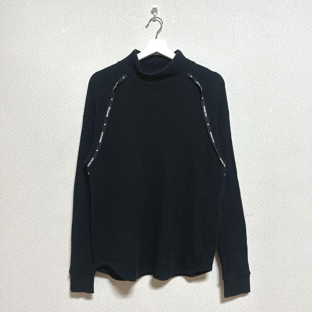 《CONVERSE TOKYO》 (3) ヘビーワッフルハイネックロンT ニット