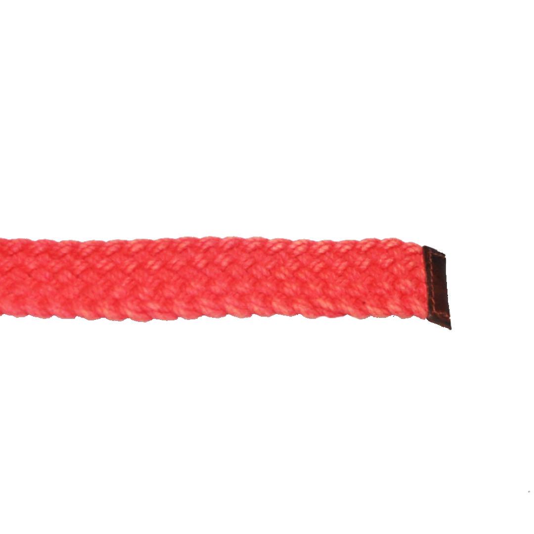 小物 RALPH LAUREN /PONY LOGO BRAIDED BELT RED