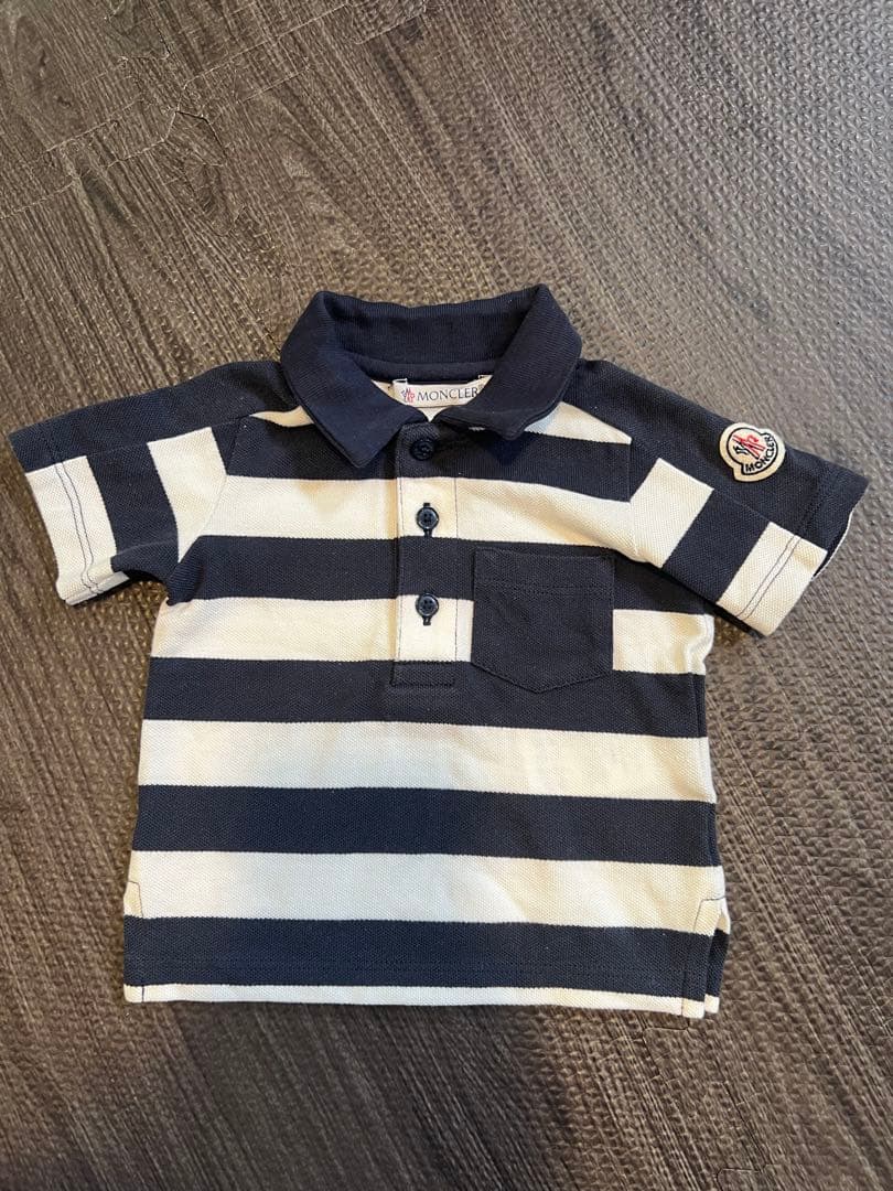 MONCLER ベイビーポロシャツ ストライプ60cm MONCLER
