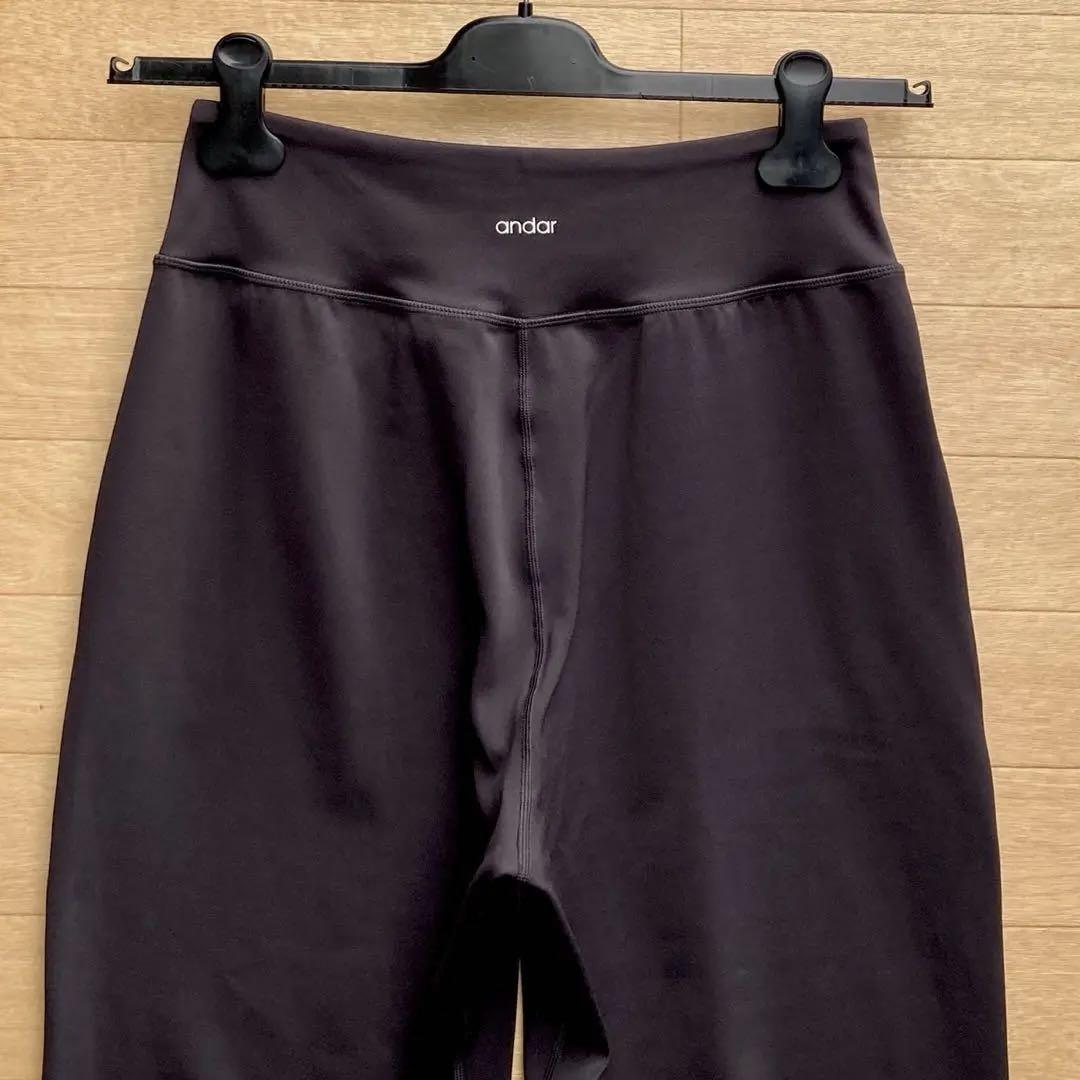 美品 L アンダール ジョガーフィットレギンス スパッツ レギンス andar