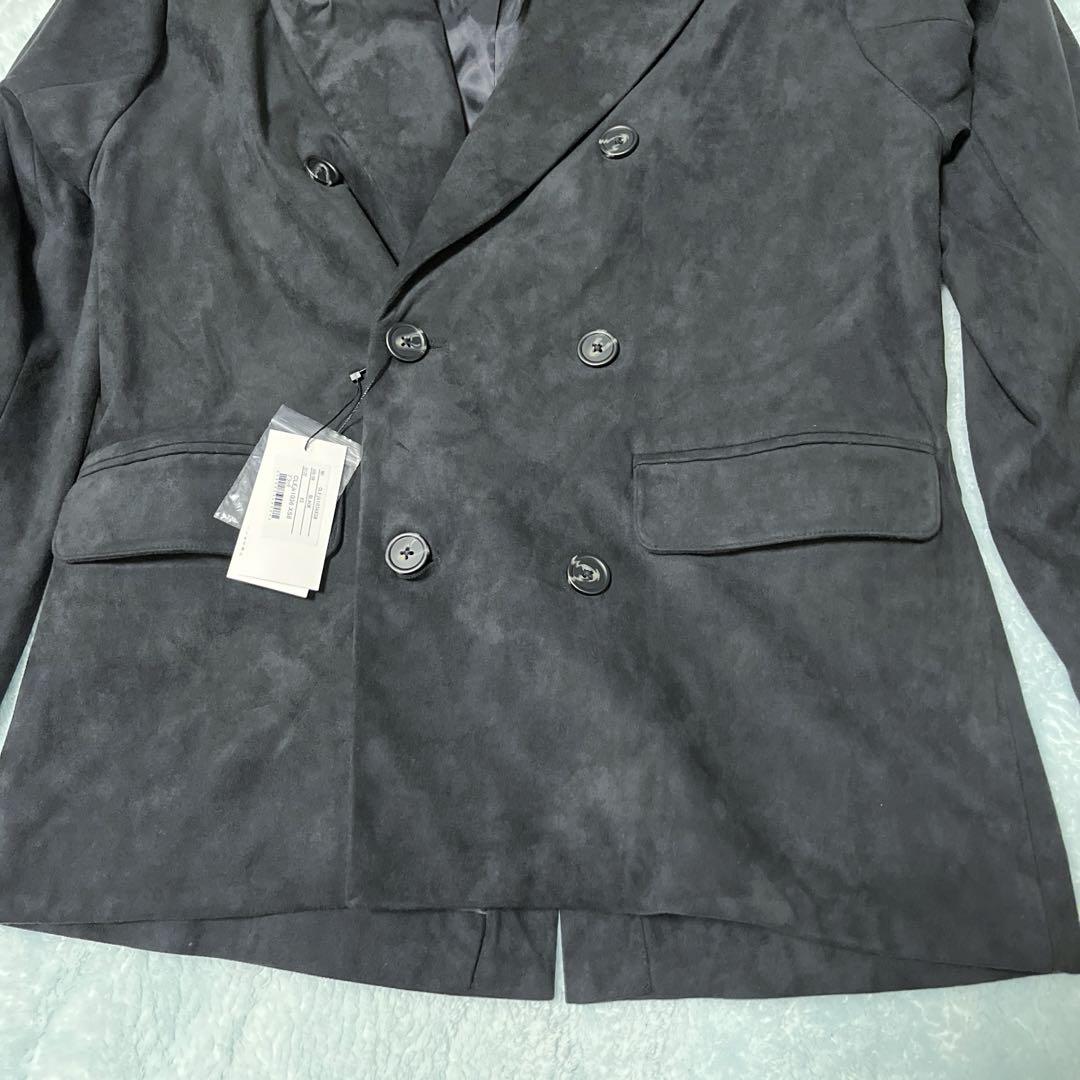 新品★CLEL ダブルテックフェードテーラードジャケット XS ブラック