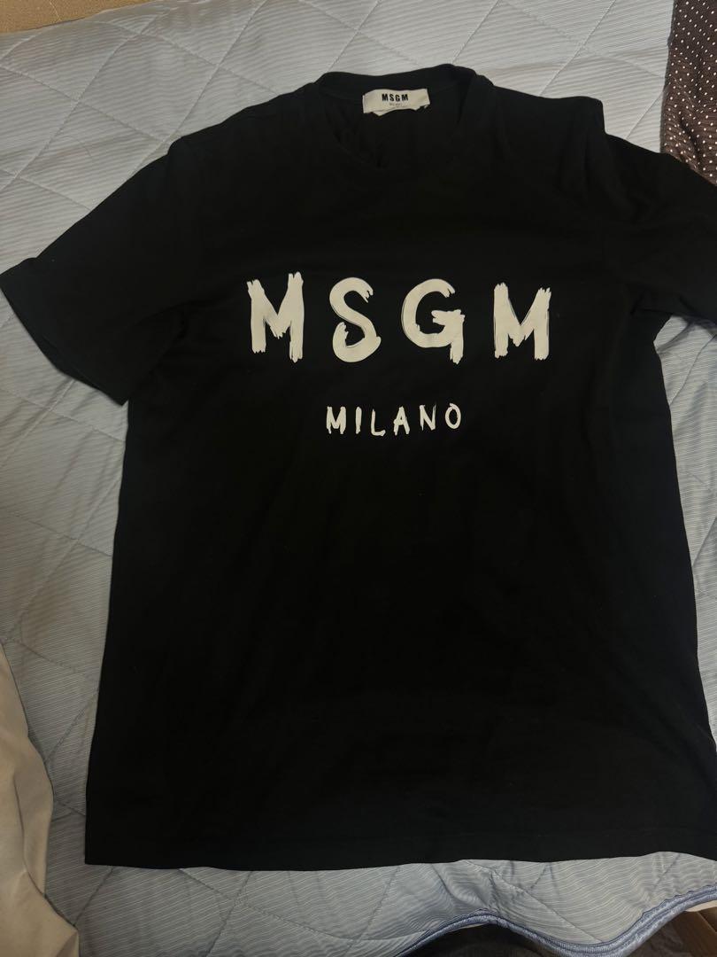 最新コレックション MSGM 黒 イタリア製 Sサイズ Tシャツ トップス