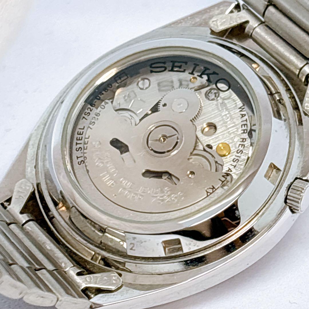 【美品/動作良好】SEIKO 5 セイコー ファイブ オートマ メンズ腕時計