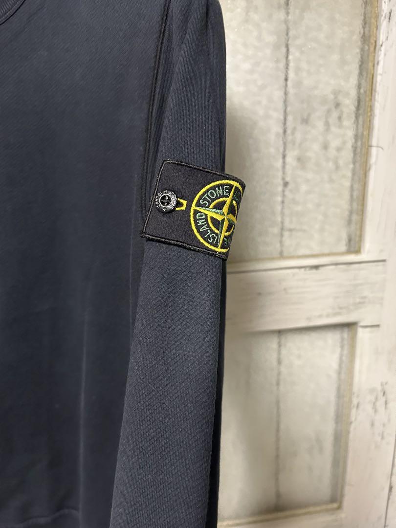 ストーンアイランド　stone island スウェット　ブラック