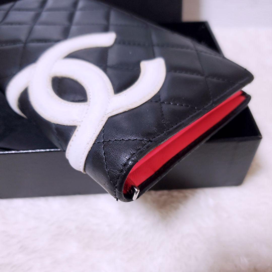 美品✨CHANELシャネル 長財布 カンボンライン ラムスキン