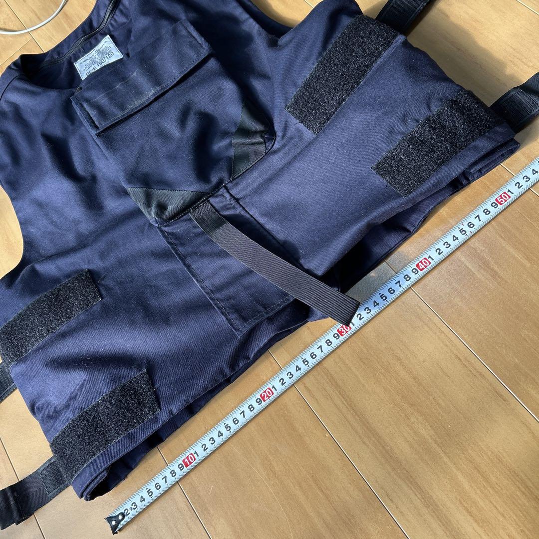 【イギリス軍】ボディアーマー　ベスト　ネイビー SIZE 190/120 紺