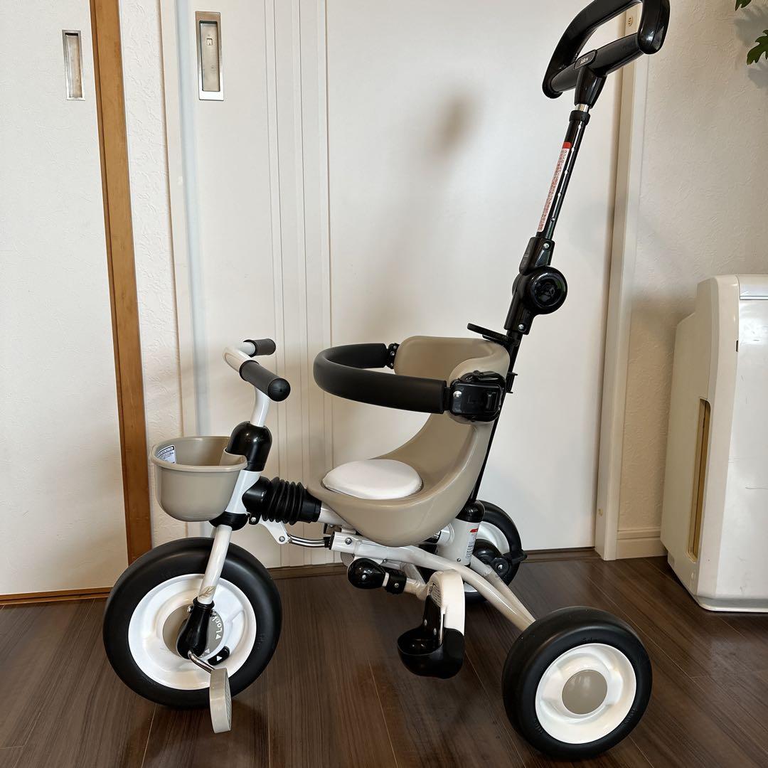 osampo compo 三輪車 グレー・ホワイト