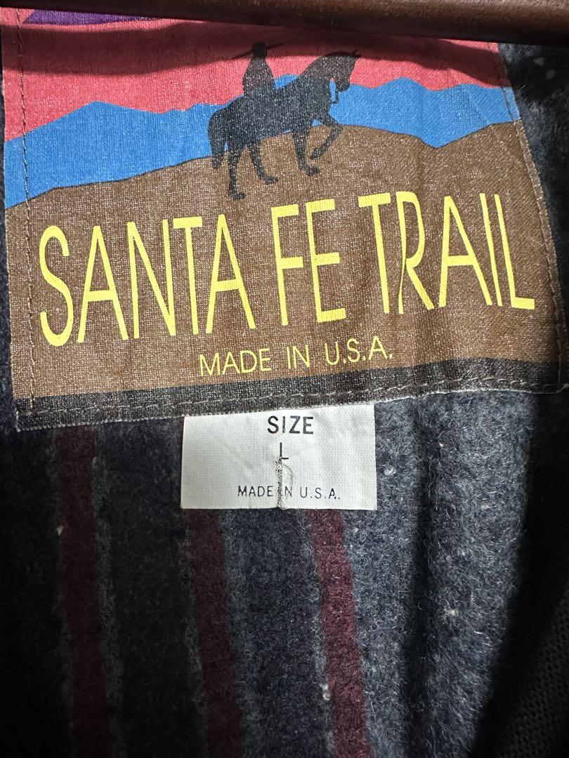 90s USA製 サンタフェジャケットSANTA FE TRAIL 青黒
