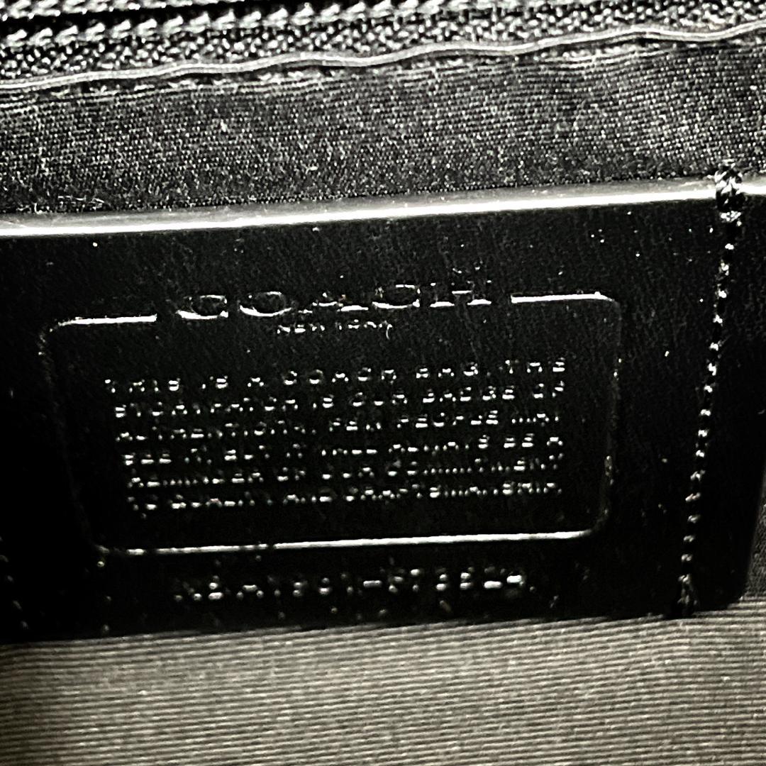 COACH コーチ　ビジネスバッグ　ブラック　レザー
