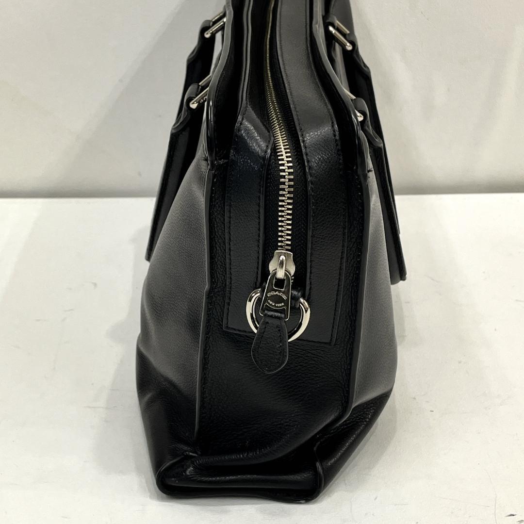 COACH コーチ　ビジネスバッグ　ブラック　レザー