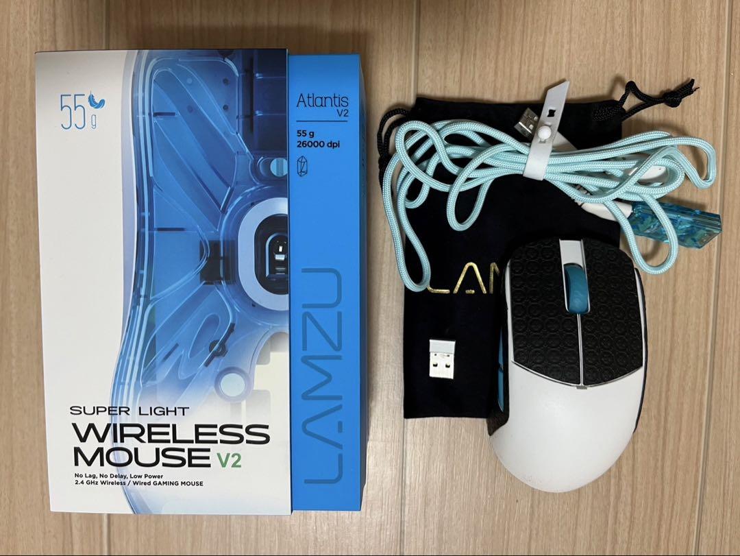 LAMZU Wireless Mouse V2 ホワイト