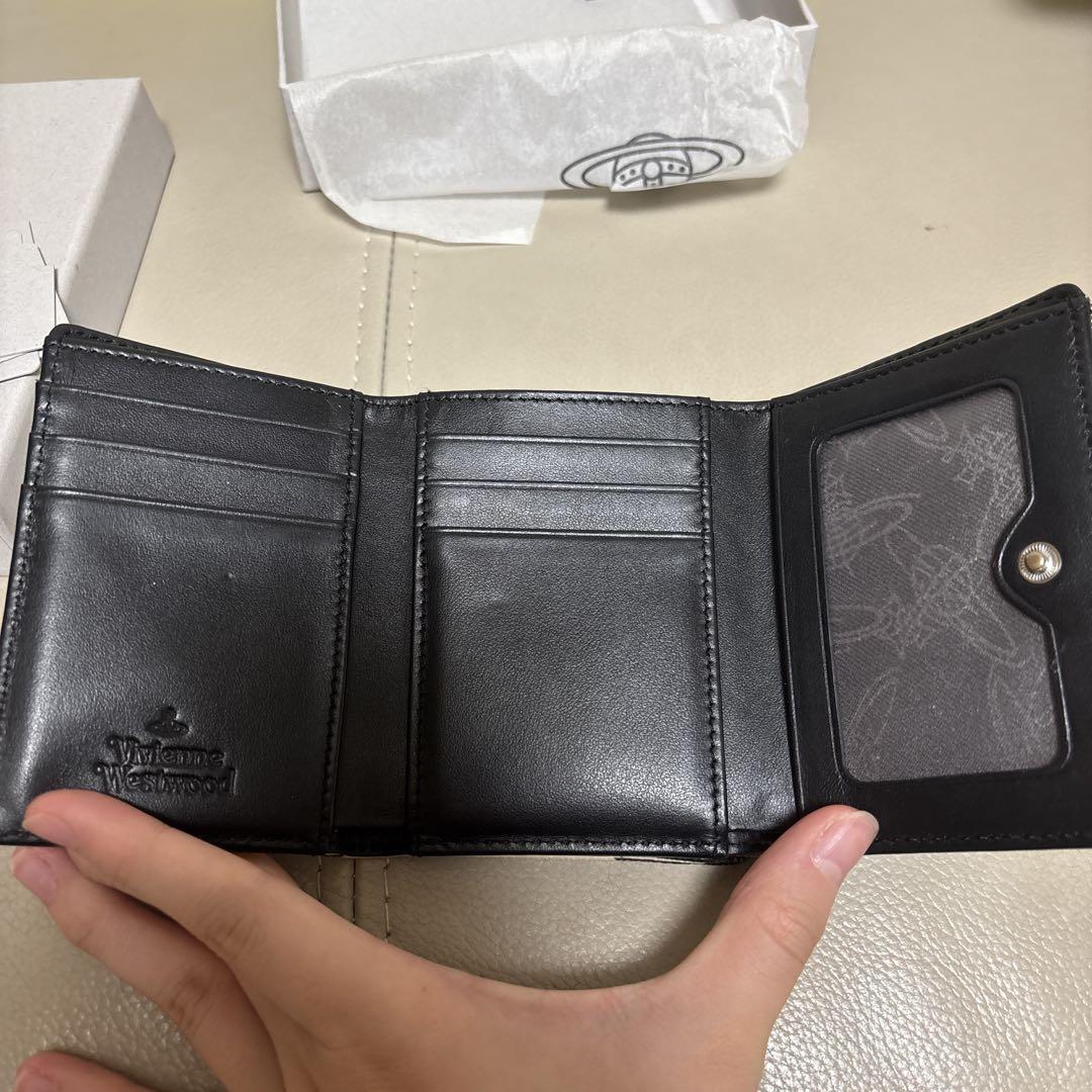 緊急値下げ　vivianwestwood チェック柄三つ折り財布