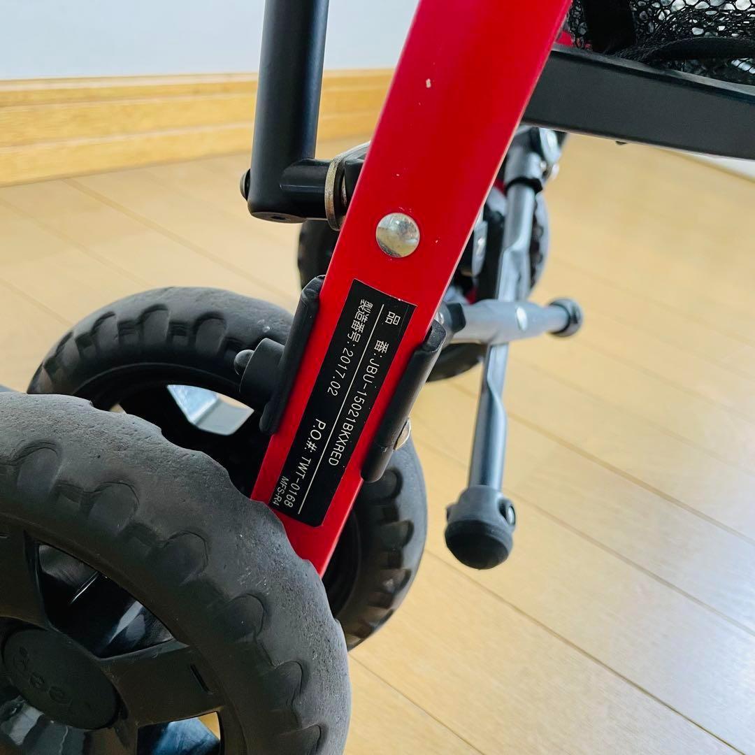 Jeep バギー　B型ベビーカー　ブラック×レッド