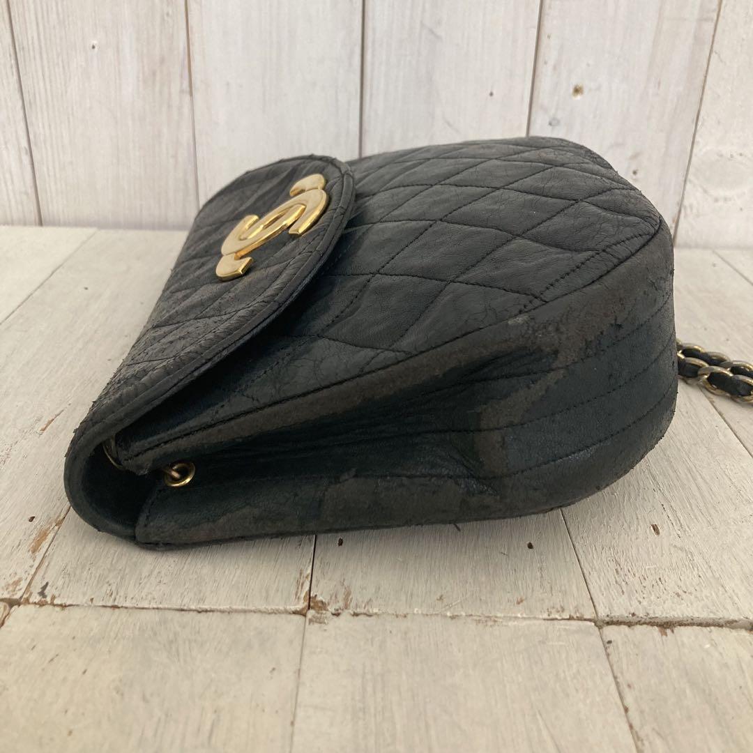 CHANEL シャネル ショルダーバッグ マトラッセ チェーンショルダー