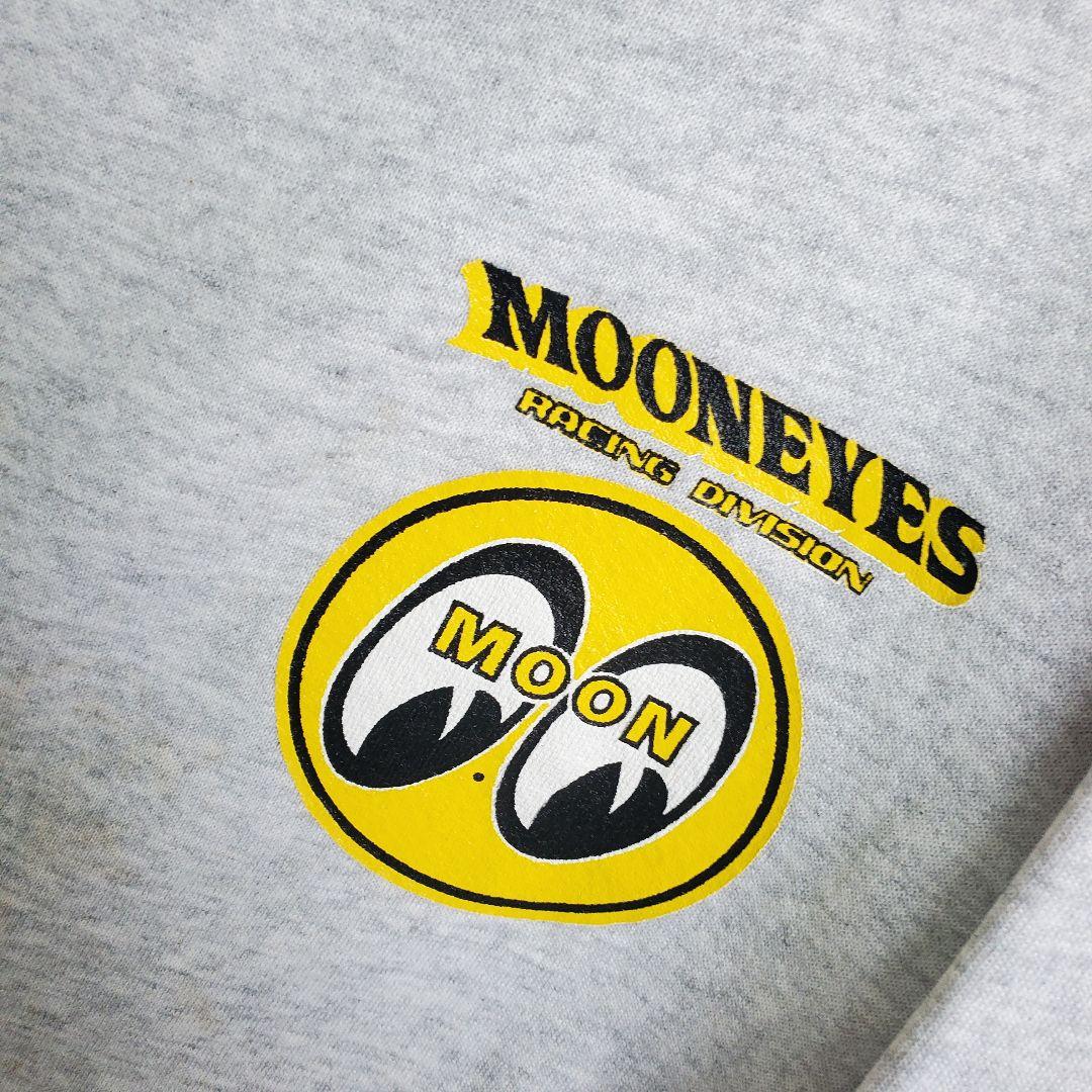 独特の上品 希少 90s MOONEYES ムーンアイズ スウェット HANES 霜降り トップス