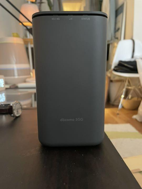 NTTドコモ SHARP home 5G HR01 ダークグレー 珍しい NTTドコモ SHARP home 5G HR01 ダークグレー 珍しい