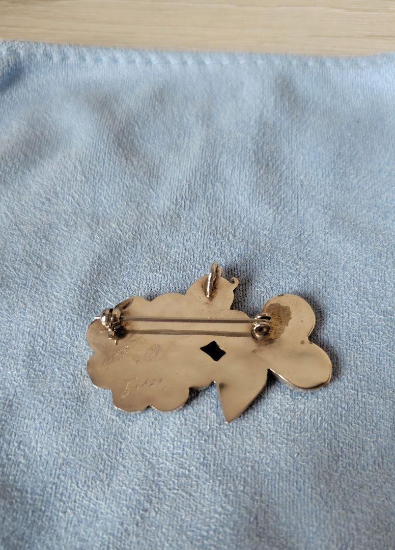 ピーピー様 売約済　vintage ズニ ピアス ペンダントトップ ブローチ 蜂 ピーピー様 売約済 vintage ズニ ピアス ペンダントトップ