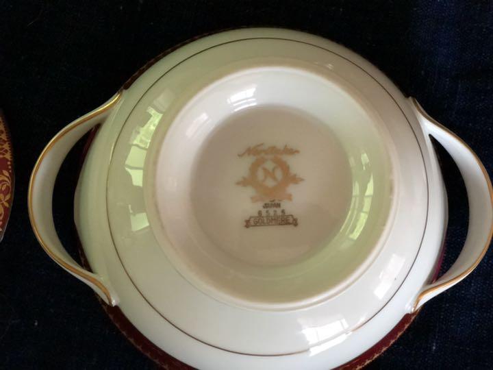 ブランドのギフト ◇ヴィンテージ洋食器◇ ノリタケ 食器 ポット&シュガーポット コレクション