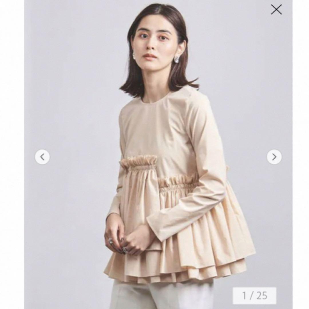 UNITED ARROWS ティアードギャザーロングスリーブブラウス UNITED ARROWS（ユナイテッドアローズ）の「ティアード ギャザー