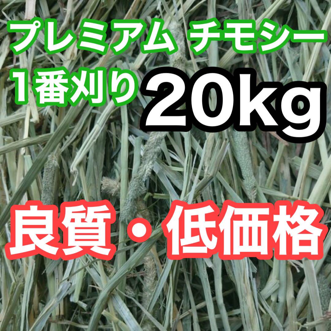 アメリカ産 プレミアム チモシー 1番刈り　20kg うさぎ 小動物 牧草