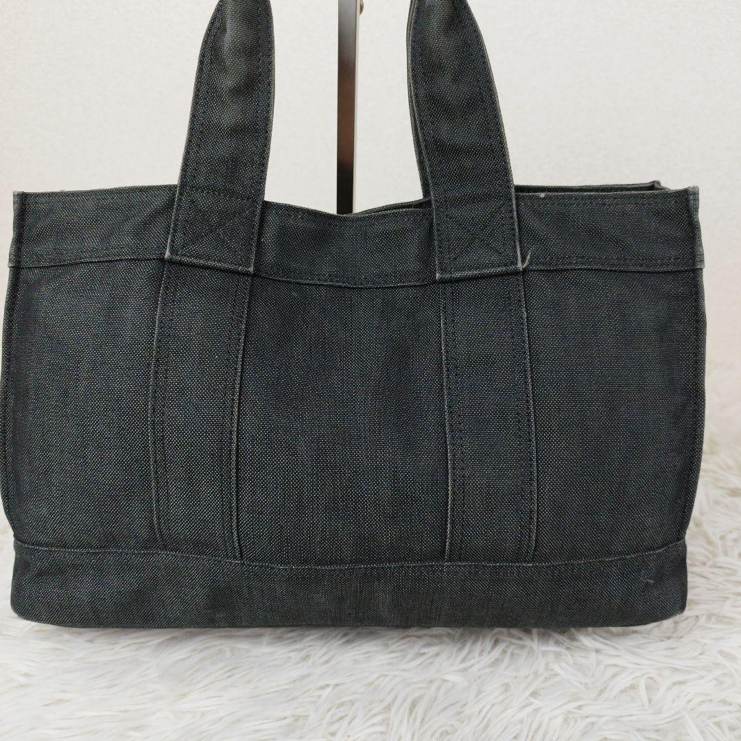 ✨美品✨ ポーター スモーキー トートバッグ ハンドバッグ デニム S 黒灰