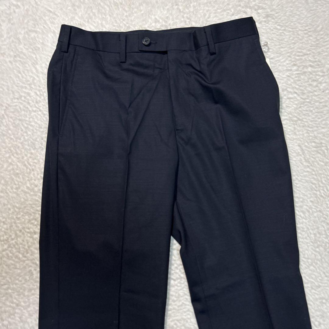 新品未使用　UNIQLO ユニクロ　ネイビー　背抜き　セットアップスーツ　M