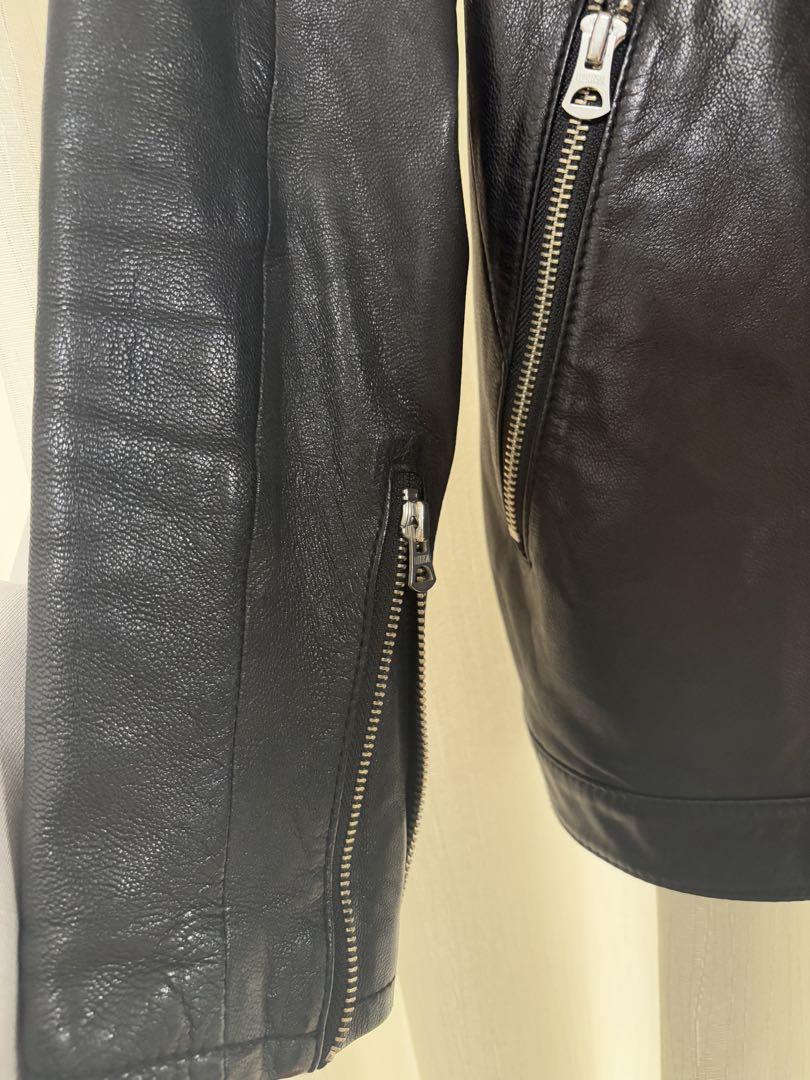 【お値下げ】FREAK'S STORE 本革 ライダースジャケット L ブラック