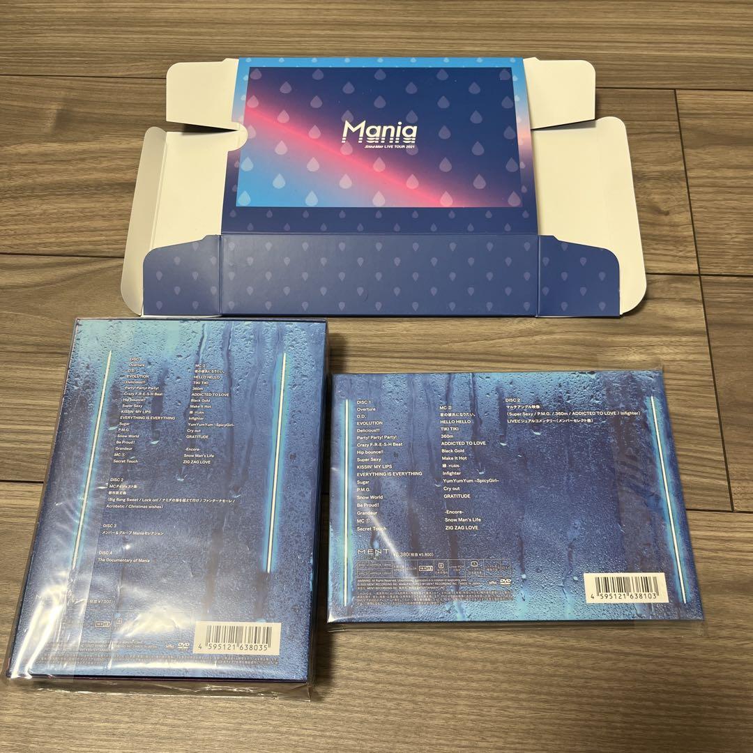 LIVE DVD＆Blu-ray「Snow Man LIVE TOUR 2021 Mania」 - DISC