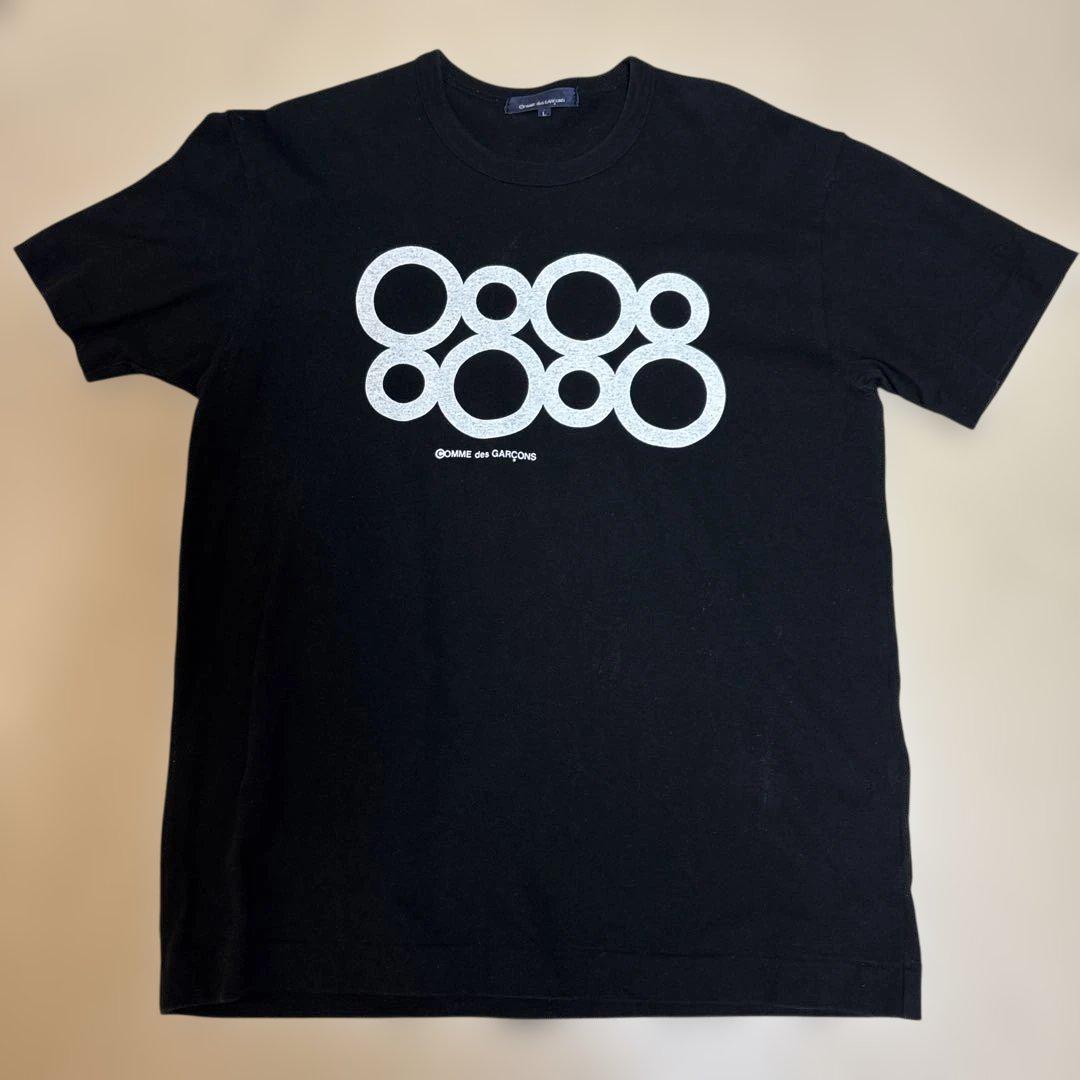 【値下げ】COMME des GARÇONS ブラック Tシャツ　青山店限定 COMME des GARCONS - コムデギャルソン 青山限定 青山オリジナル