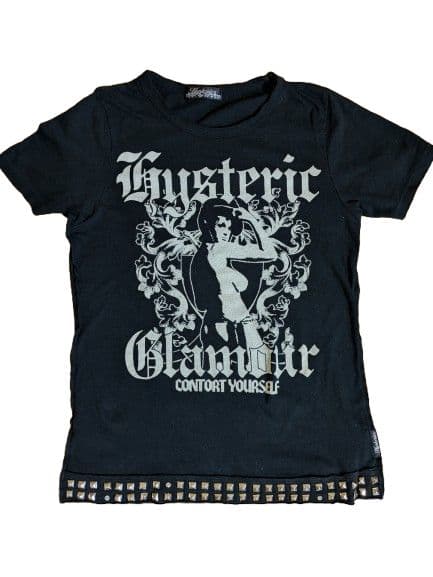 Hysteric Glamour ヒスガール スタッズ 半袖tシャツ y2k