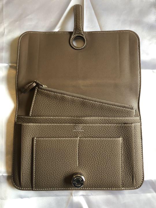 エルメス ドゴン GM エトゥープ 財布