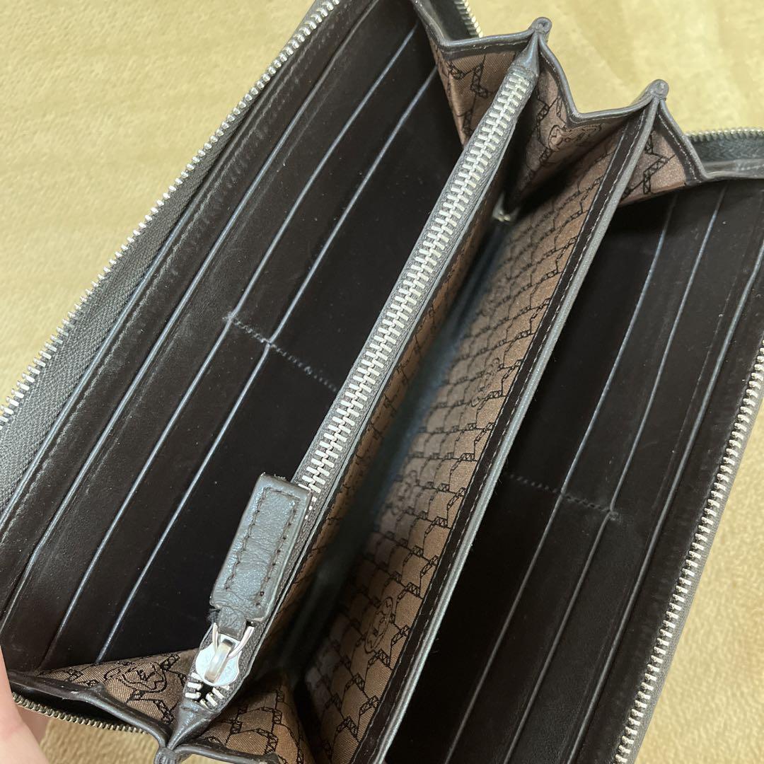 モンブラン 長財布 クロコダイル メンズ ブラック