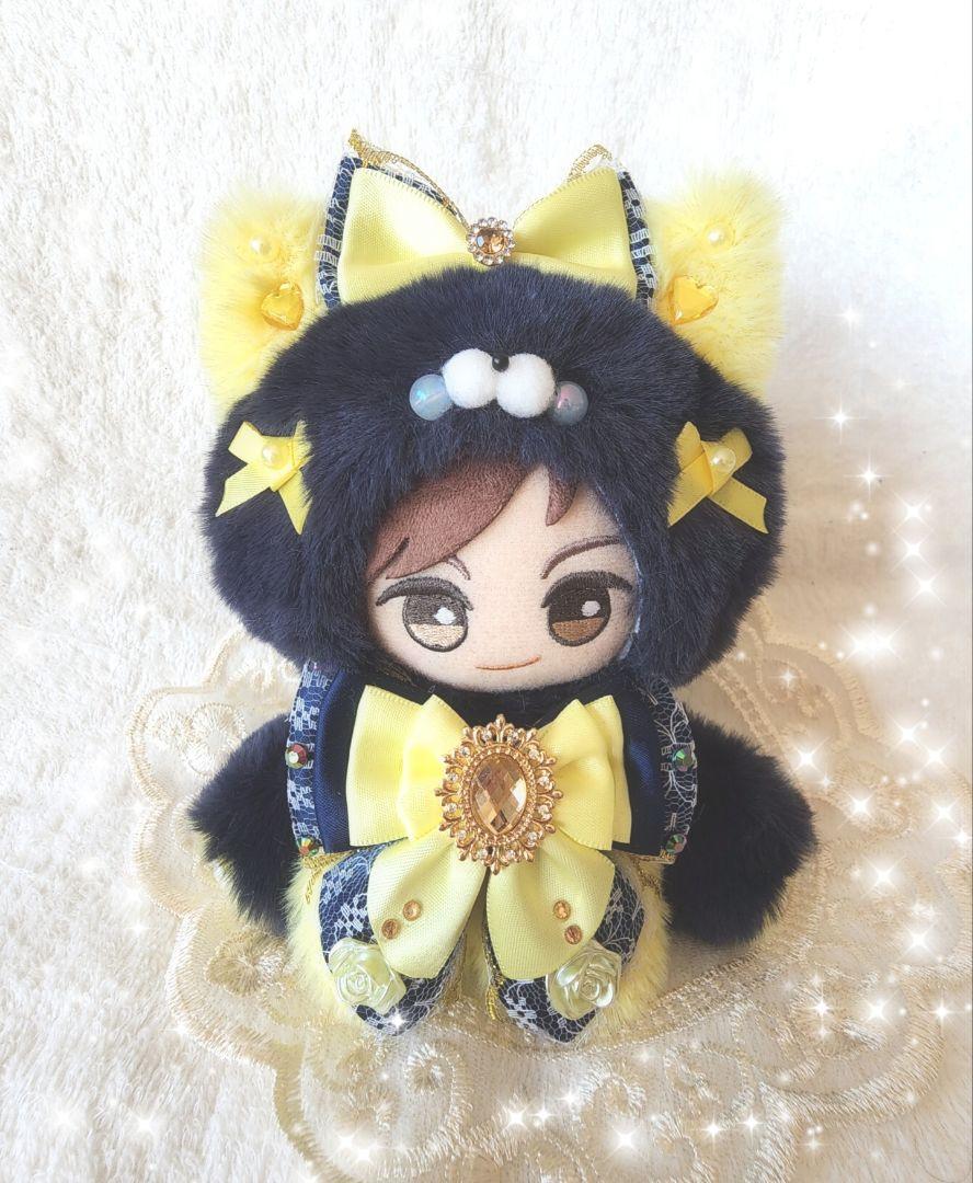 ぬい服着ぐるみおすわりねこちゃん10～14㎝コスマスちび