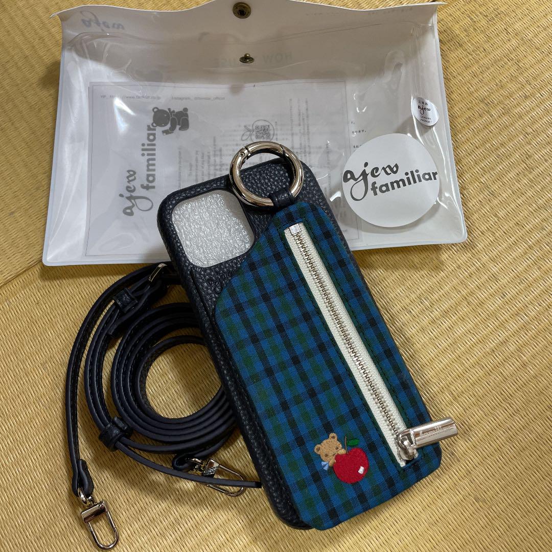 新作入荷 Familiar Ajew Iphone12promax スマホケース ファミリア