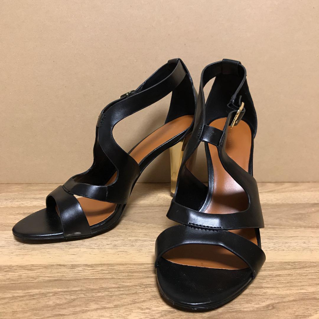 CHARLES&KEITH サンダル 37 黒 ギフト - 靴