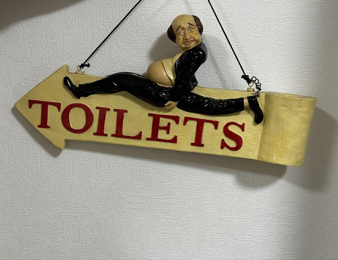 トイレ　サインプラッケ　看板　案内板