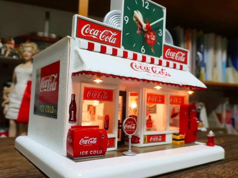 コカコーラ★ジオラマオールドストア クロック 爆レア☆絶版☆コカコーラ ダンバリーミント アメリカンダイナー