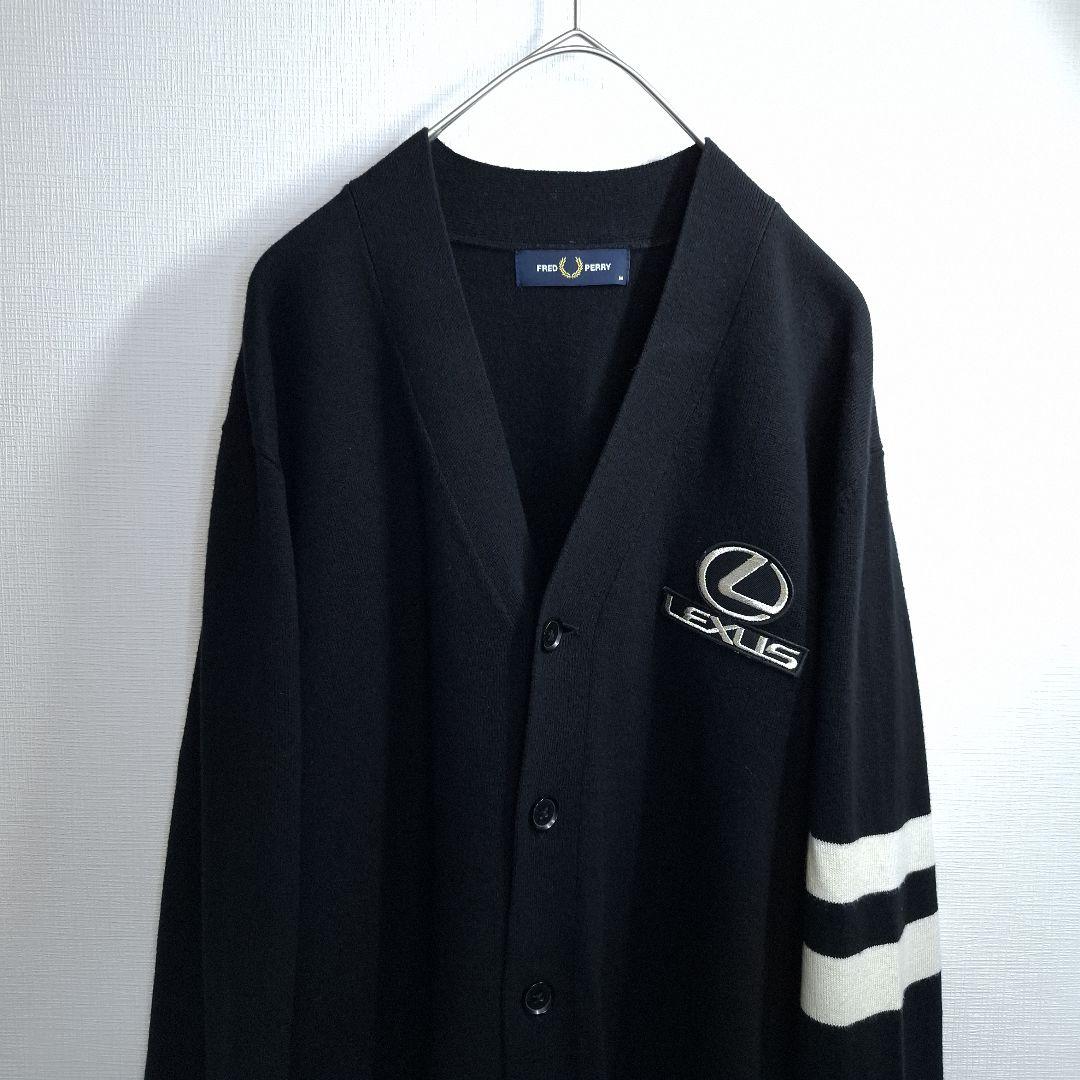 【超希少/美品】FRED PERRY × LEXUS カーディガン 黒 M