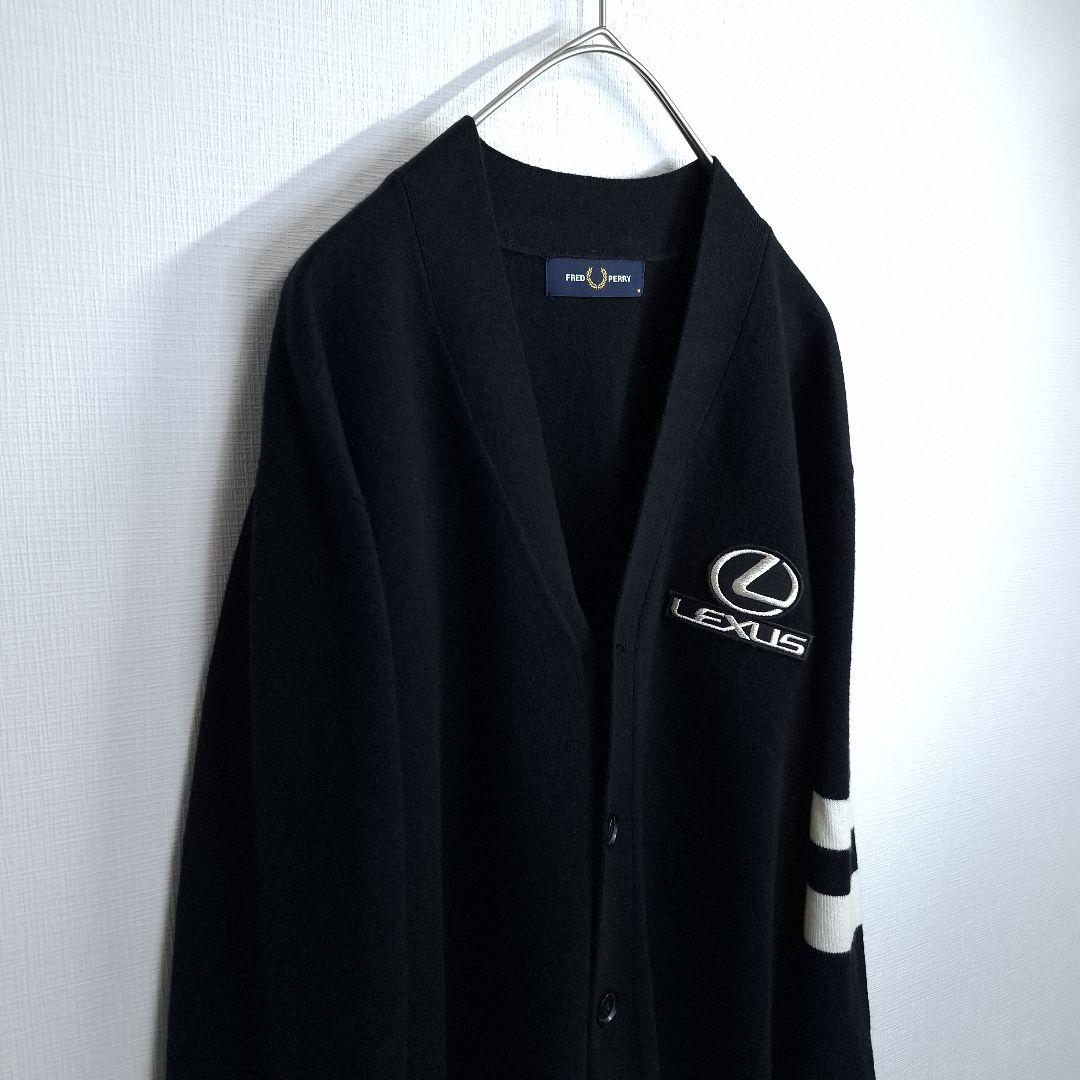 【超希少/美品】FRED PERRY × LEXUS カーディガン 黒 M