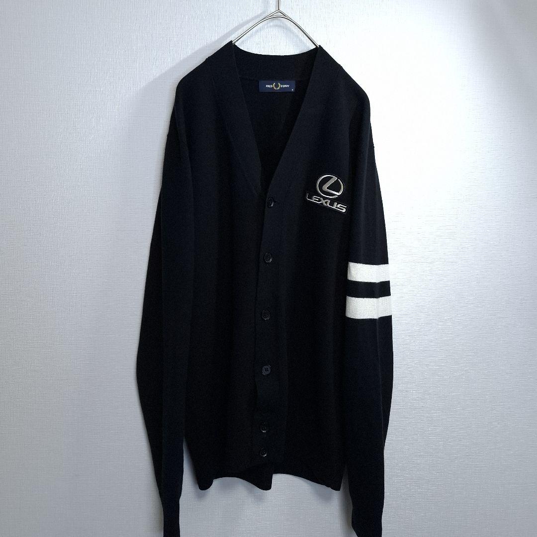 【超希少/美品】FRED PERRY × LEXUS カーディガン 黒 M