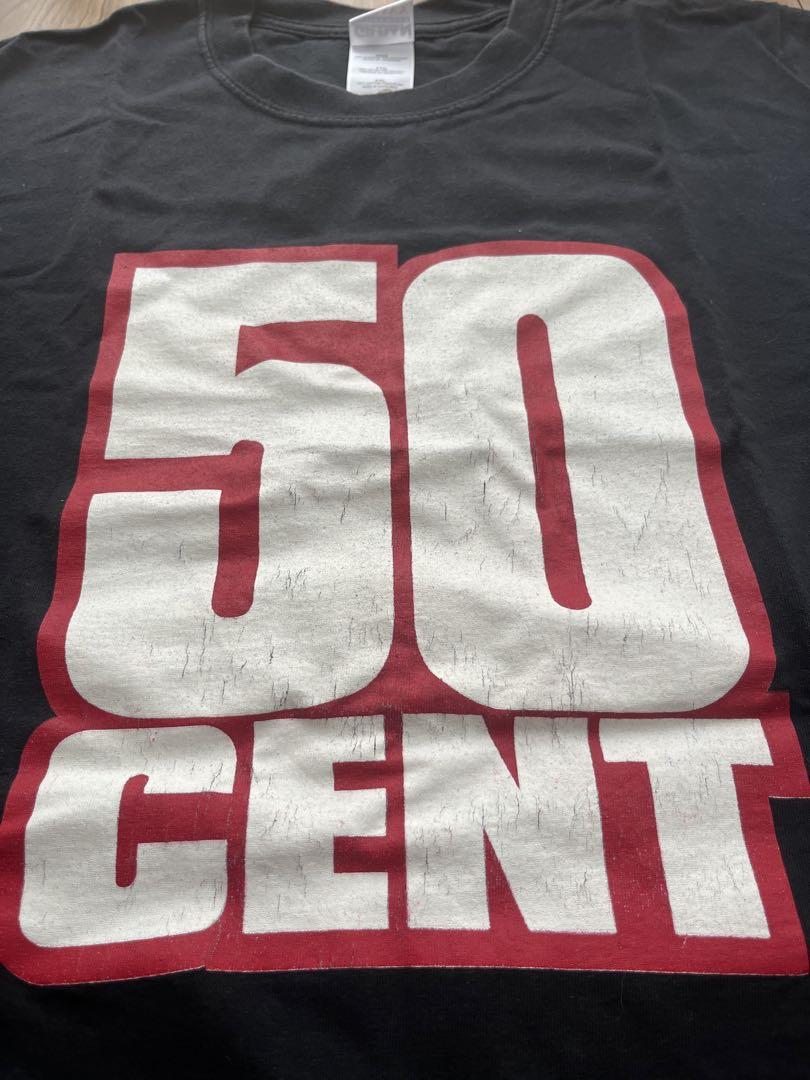 ヴィンテージ　2002年50 Cent Tシャツ ブラック