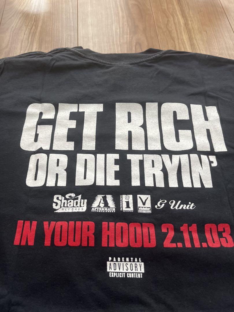 ヴィンテージ　2002年50 Cent Tシャツ ブラック