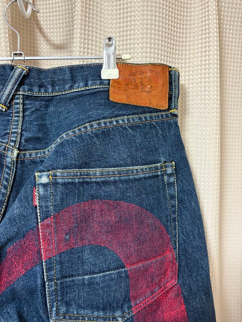 EVISU 36×35 赤耳 カモメ 大黒 Lot2001