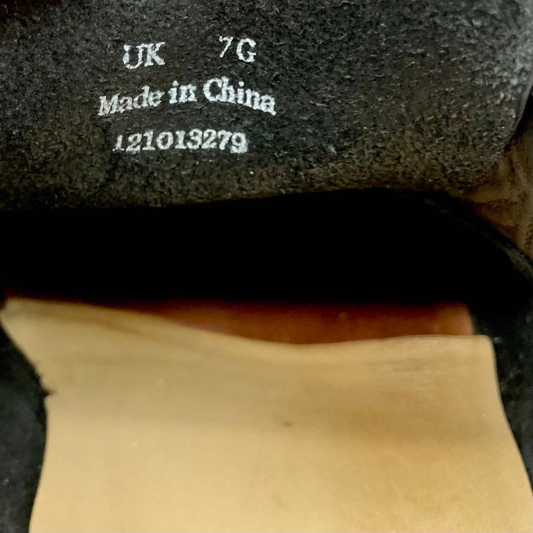 黒UK7G ウイングチップ25cm・Clarks