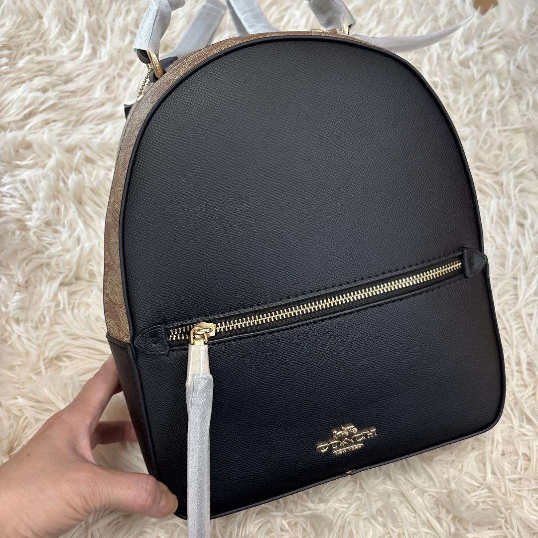 【未使用】COACH コーチ リュック バックパック 黒/茶